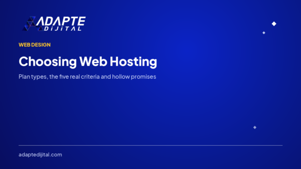 Choosing Web Hosting — Adapte Dijital cover image