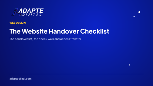 The Website Handover Checklist — Adapte Dijital cover image