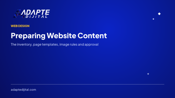 Preparing Website Content — Adapte Dijital cover image