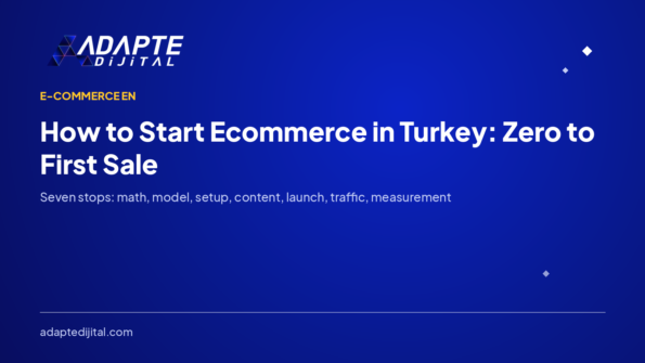 How to Start Ecommerce in Turkey: Zero to First Sale