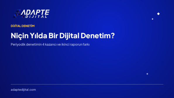 Niçin Yılda Bir Dijital Denetim? Sapmayı Erken Yakalamak — Adapte Dijital kapak görseli