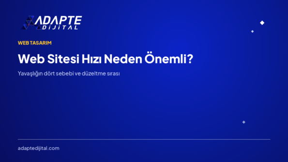 Web Sitesi Hızı Neden Satış Kaybettirir? — Adapte Dijital kapak görseli