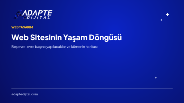 Web Sitesinin Yaşam Döngüsü — Adapte Dijital kapak görseli