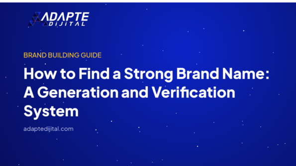How to Find a Strong Brand Name: A Generation and Verification System — Adapte Dijital kapak görseli