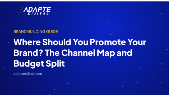 Where Should You Promote Your Brand? The Channel Map and Budget Split — Adapte Dijital kapak görseli