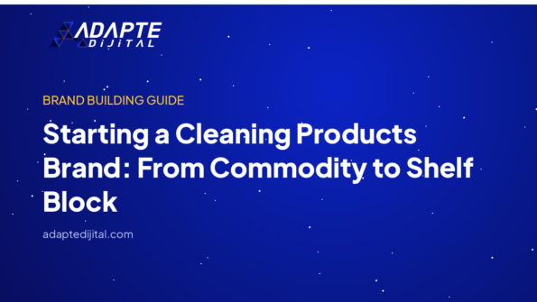 Starting a Cleaning Products Brand: From Commodity to Shelf Block — Adapte Dijital kapak görseli