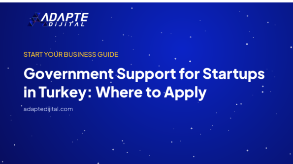 Government Support for Startups in Turkey: Where to Apply — Adapte Dijital kapak görseli