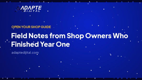 Field Notes from Shop Owners Who Finished Year One — Adapte Dijital cover image