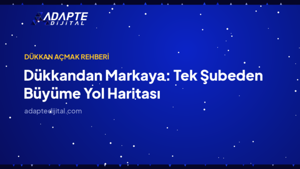 Dükkandan Markaya: Tek Şubeden Büyüme Yol Haritası — Adapte Dijital kapak görseli