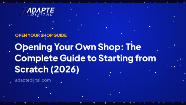 Opening Your Own Shop: The Complete Guide (2026) — Adapte Dijital cover image