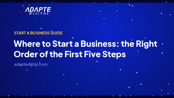 Where to Start a Business: the Right Order of the First Five Steps — Adapte Dijital cover image