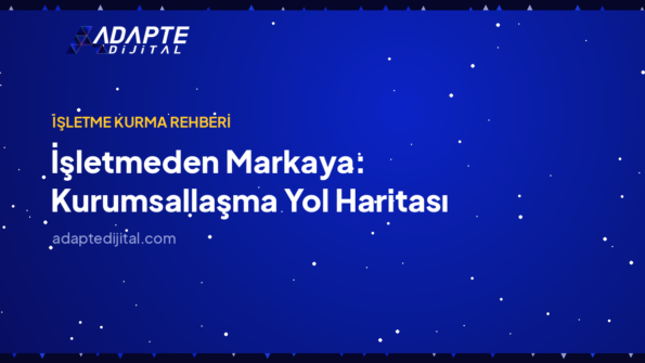 İşletmeden Markaya: Kurumsallaşma Yol Haritası — Adapte Dijital kapak görseli