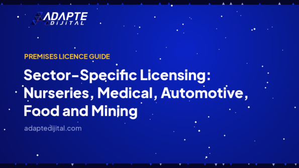 Sector-Specific Licensing: Nurseries, Medical, Automotive, Food and Mining — Adapte Dijital cover image