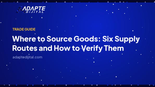 Where to Source Goods: Six Supply Routes and How to Verify Them — Adapte Dijital cover image