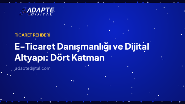 E-Ticaret Danışmanlığı ve Dijital Altyapı: Dört Katman — Adapte Dijital kapak görseli