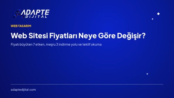 Web Sitesi Fiyatları Neye Göre Değişir?