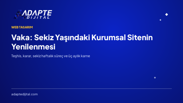 Vaka: Sekiz Yaşındaki Kurumsal Sitenin Yenilenmesi