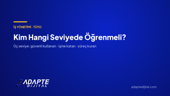 Kim Hangi Seviyede Öğrenmeli? — Adapte Dijital kapak görseli