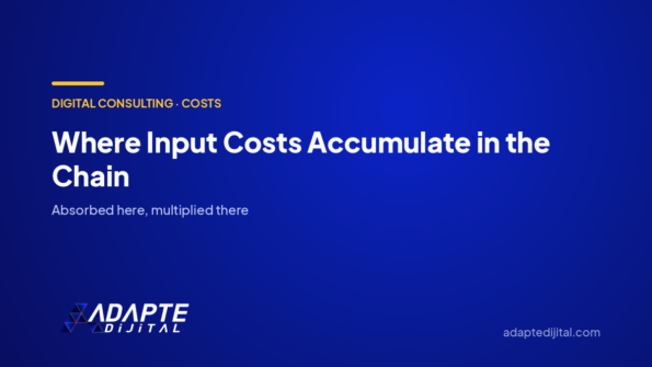Where Input Costs Accumulate in the Chain — Adapte Dijital cover image