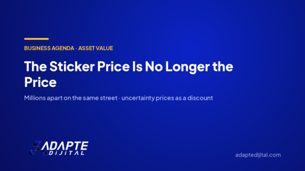 The Sticker Price Is No Longer the Price — Adapte Dijital cover image