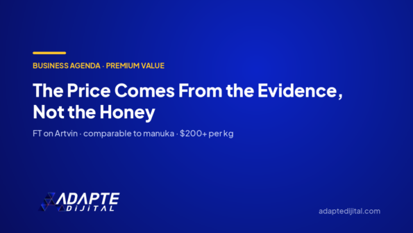 The Price Comes From the Evidence, Not the Honey — Adapte Dijital cover image