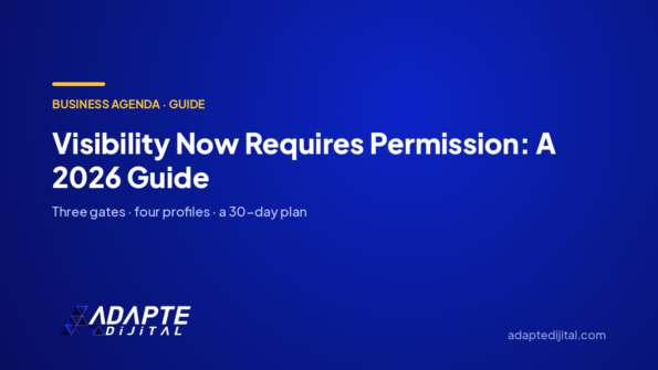 Visibility Now Requires Permission: A 2026 Guide — Adapte Dijital cover image