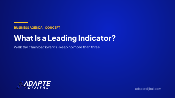 What Is a Leading Indicator? — Adapte Dijital cover image