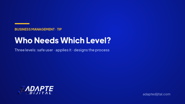 Who Needs Which Level? — Adapte Dijital cover image