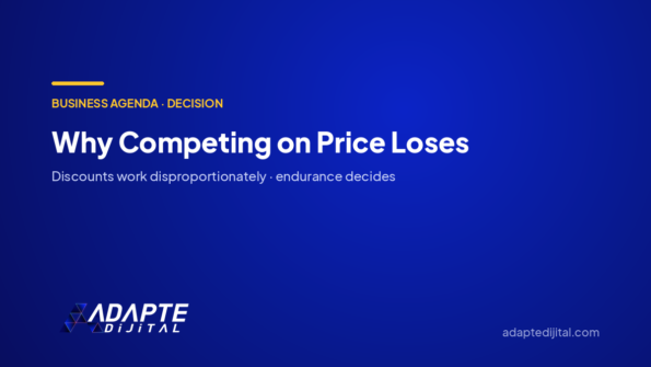 Why Competing on Price Loses — Adapte Dijital cover image