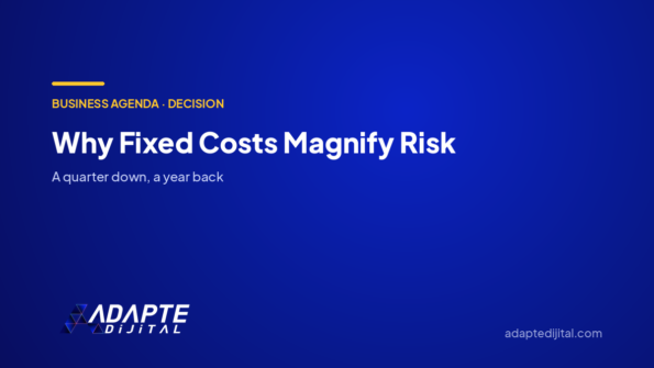 Why Fixed Costs Magnify Risk — Adapte Dijital cover image