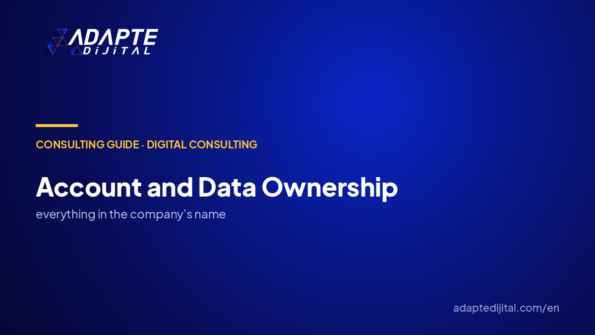 The ad account, analytics, the domain — whose name should they be in?