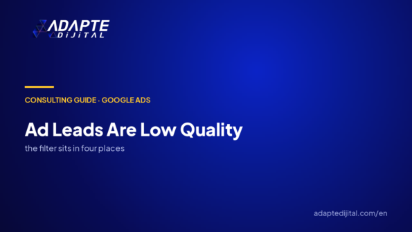 Ad leads are low quality — how do I filter them?