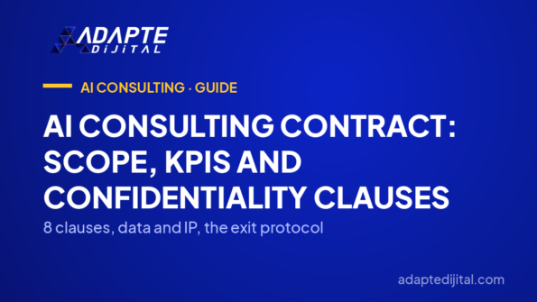 AI Consulting Contract: Scope, KPIs and Confidentiality Clauses — 8 clauses, data and IP, the exit protocol