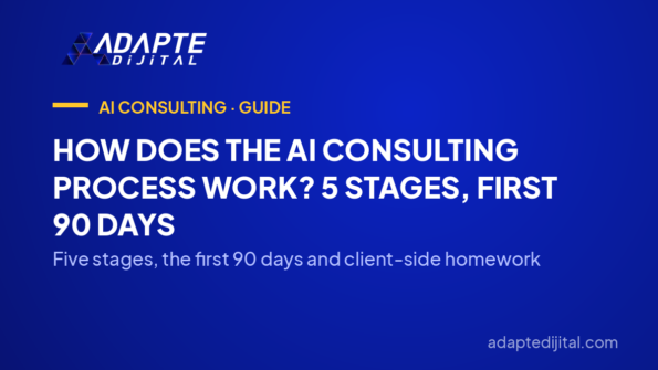 How Does the AI Consulting Process Work? 5 Stages, First 90 Days — Five stages, the first 90 days and client-side homework