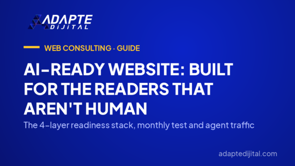 AI-Ready Website: Built for the Readers That Aren't Human — The 4-layer readiness stack, monthly test and agent traffic