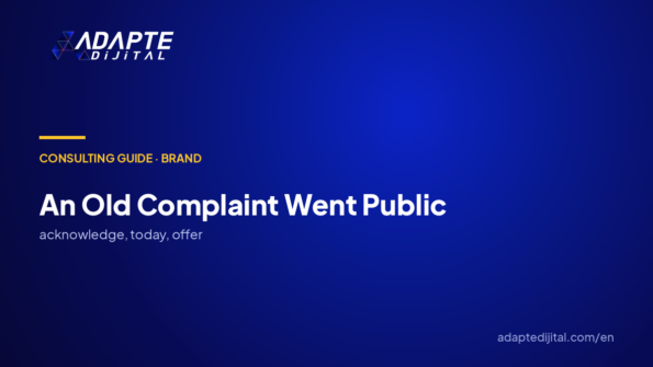 An old complaint suddenly went public