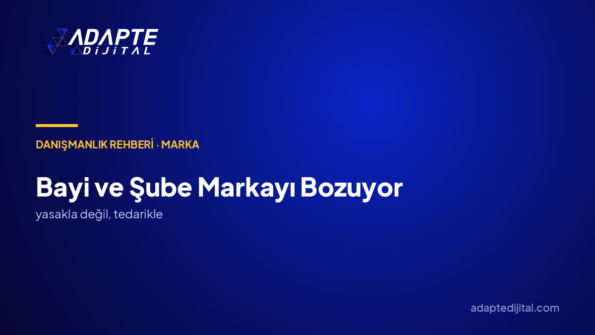 Bayilerimiz markayı bozuyor