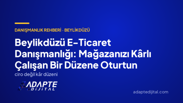 Beylikdüzü E-Ticaret Danışmanlığı: Mağazanızı Kârlı Çalışan Bir Düzene Oturtun