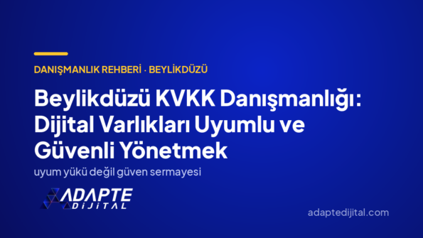 Beylikdüzü KVKK Danışmanlığı: Dijital Varlıkları Uyumlu ve Güvenli Yönetmek