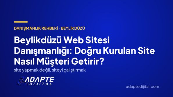 Beylikdüzü Web Sitesi Danışmanlığı: Doğru Kurulan Site Nasıl Müşteri Getirir?