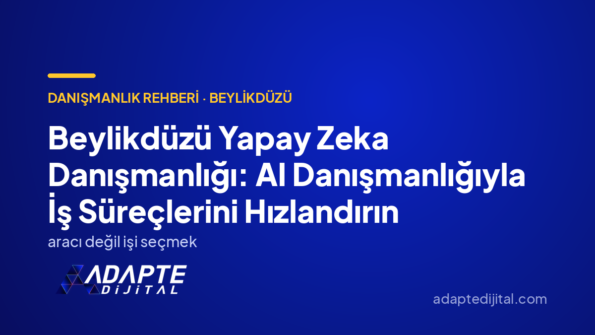 Beylikdüzü Yapay Zeka Danışmanlığı: AI Danışmanlığıyla İş Süreçlerini Hızlandırın