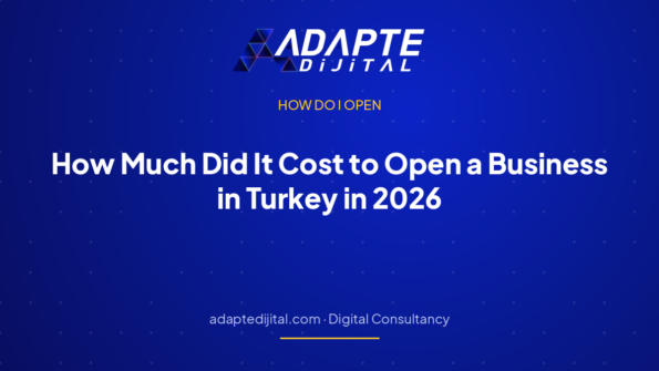 How Much Did It Cost to Open a Business in Turkey in 2026? The Updated Picture — Adapte Dijital cover image
