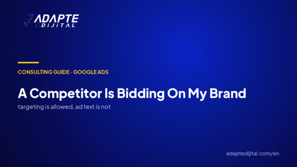 A competitor is bidding on our brand name — what should I do?