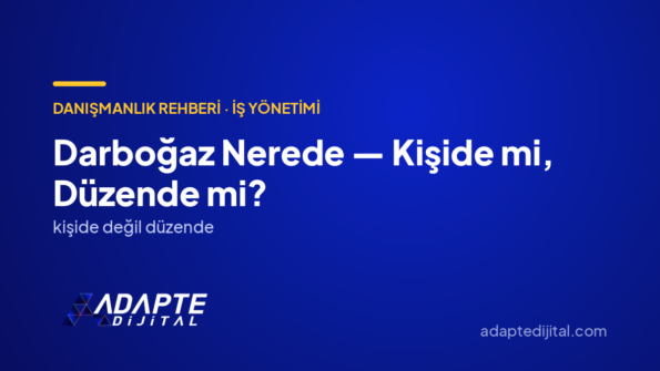 Darboğaz Nerede — Kişide mi, Düzende mi? — Adapte Dijital kapak görseli
