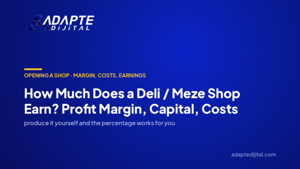 How Much Does a Deli / Meze Shop Earn? Profit Margin, Capital, Costs — Adapte Dijital cover image