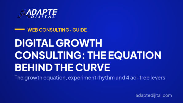 Digital Growth Consulting: The Equation Behind the Curve — The growth equation, experiment rhythm and 4 ad-free levers