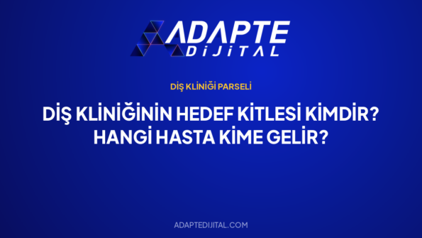 Diş Kliniğinin Hedef Kitlesi Kimdir? Hangi Hasta Kime Gelir? — Adapte Dijital kapak görseli