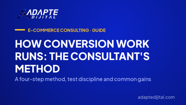 How Conversion Work Runs: The Consultant's Method — A four-step method, test discipline and common gains
