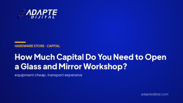 How Much Capital Do You Need to Open a Glass and Mirror Workshop? — Adapte Dijital cover image