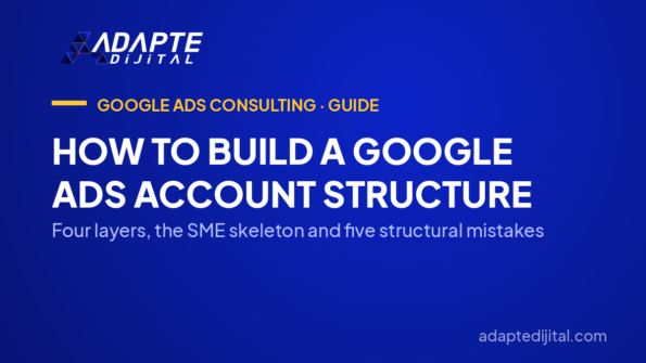 How to Build a Google Ads Account Structure — Four layers, the SME skeleton and five structural mistakes